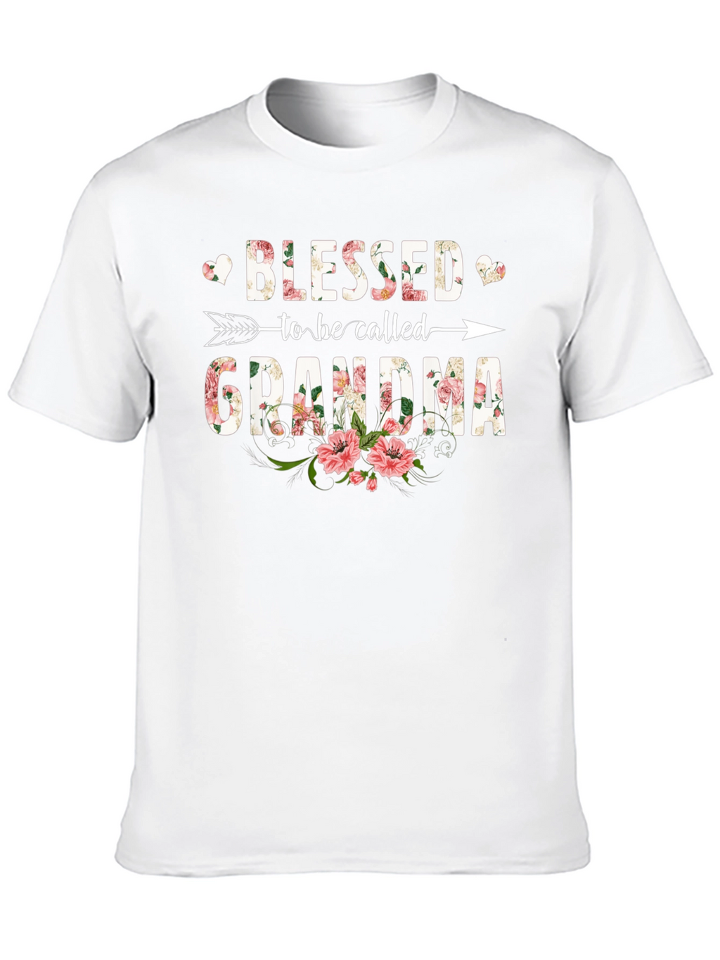 Blessed Grandma Floral T-Shirt