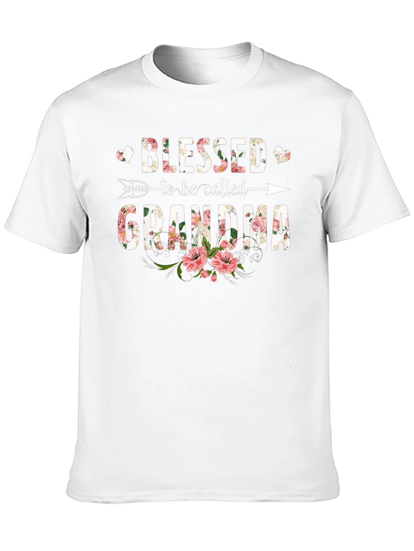Blessed Grandma Floral T-Shirt