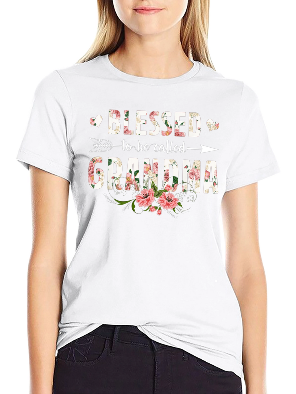 Blessed Grandma Floral T-Shirt