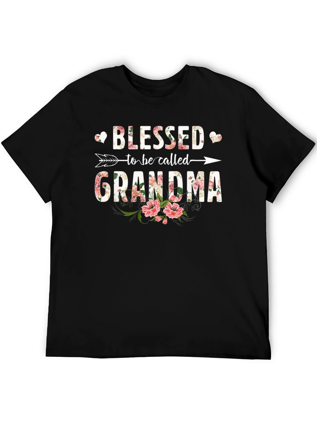 Blessed Grandma Floral T-Shirt