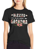 Blessed Grandma Floral T-Shirt