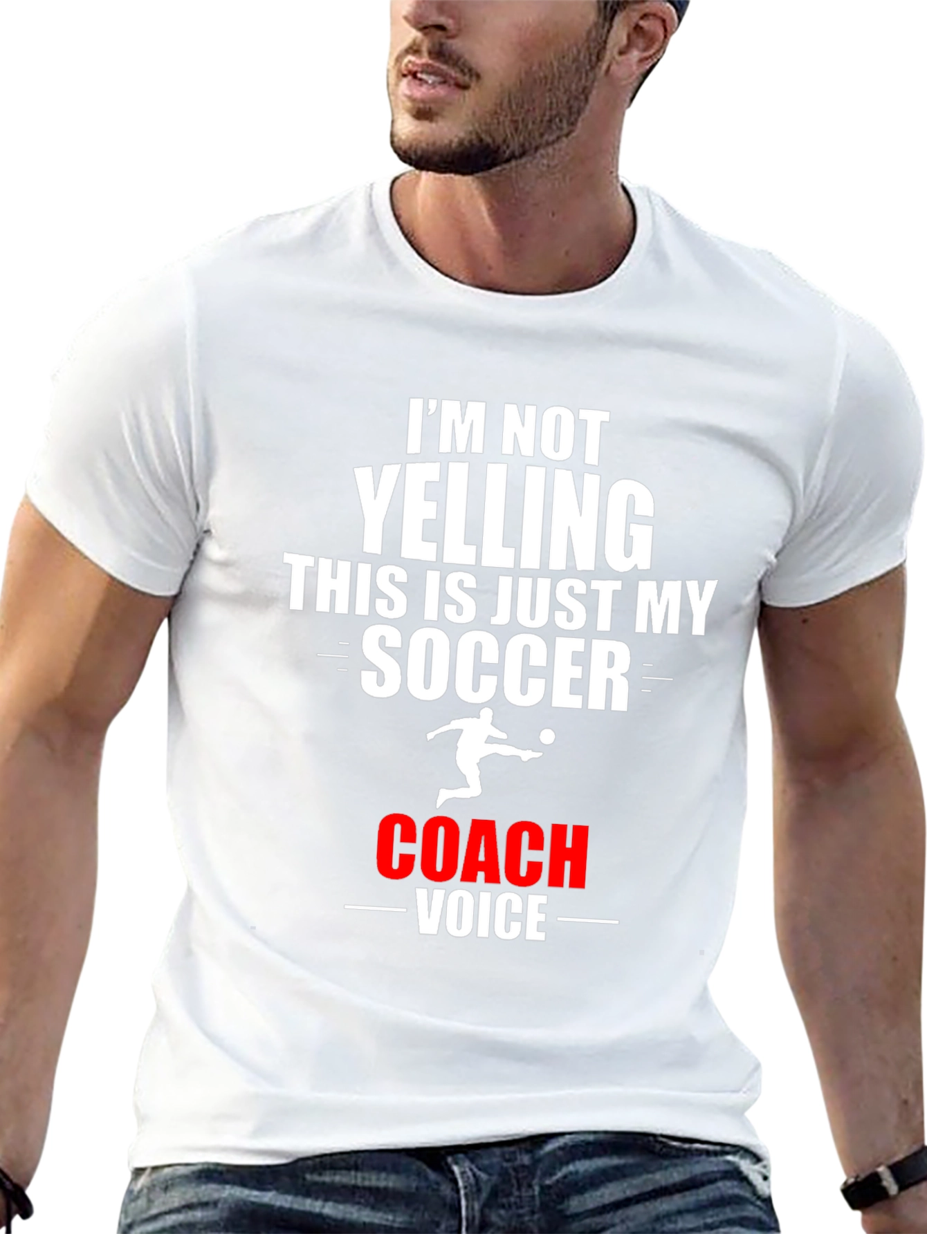 Soccer Coach Voice T-Shirt - Funny Gift for Coaches