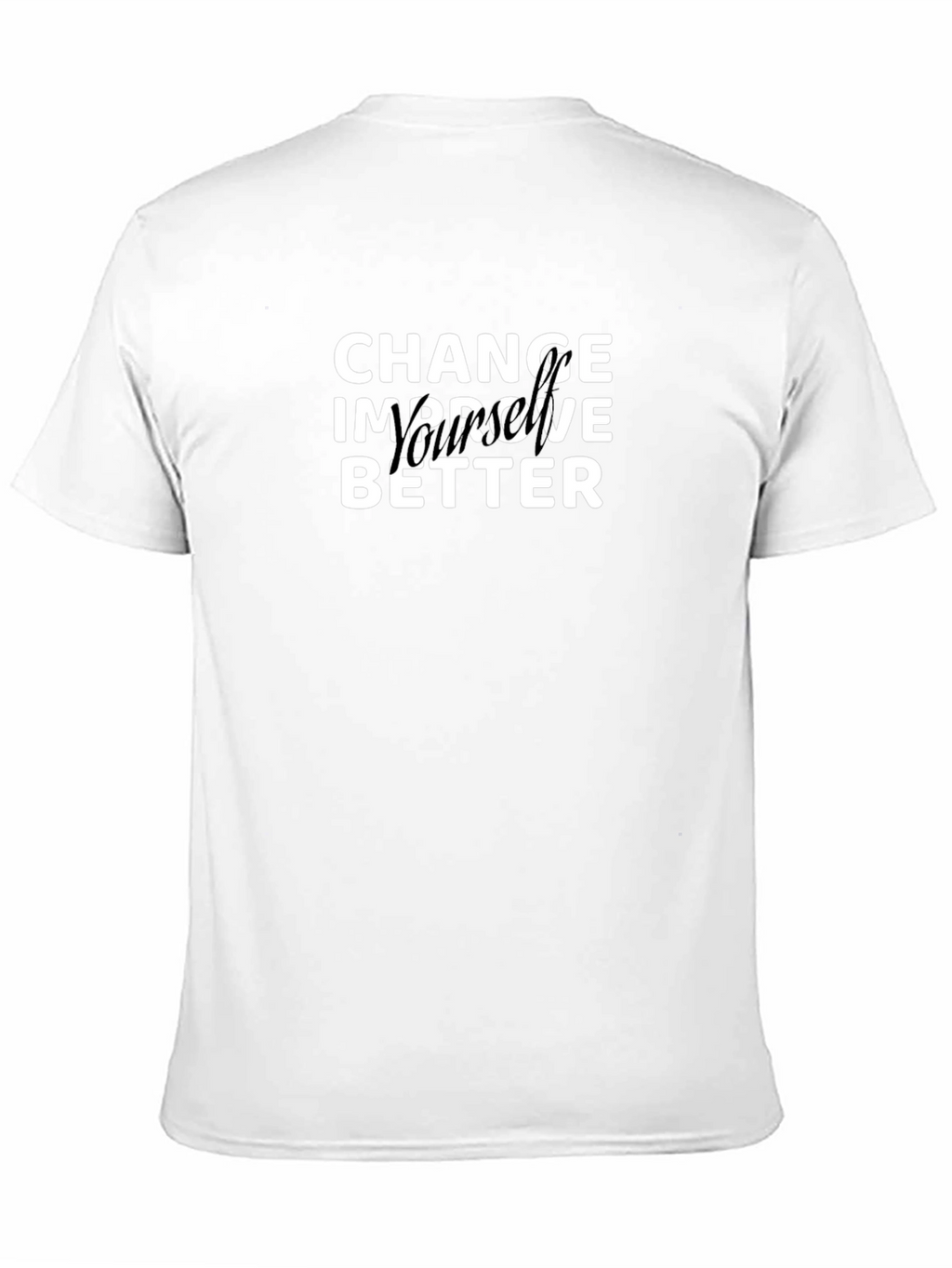 Change Improve Better Black T-Shirt