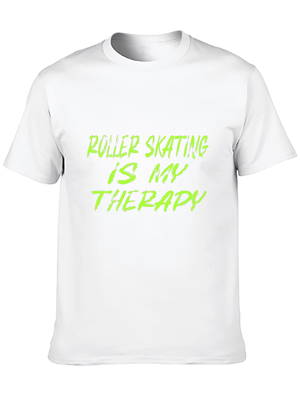 Roller Skating Therapy T-Shirt - Black Graphic Tee