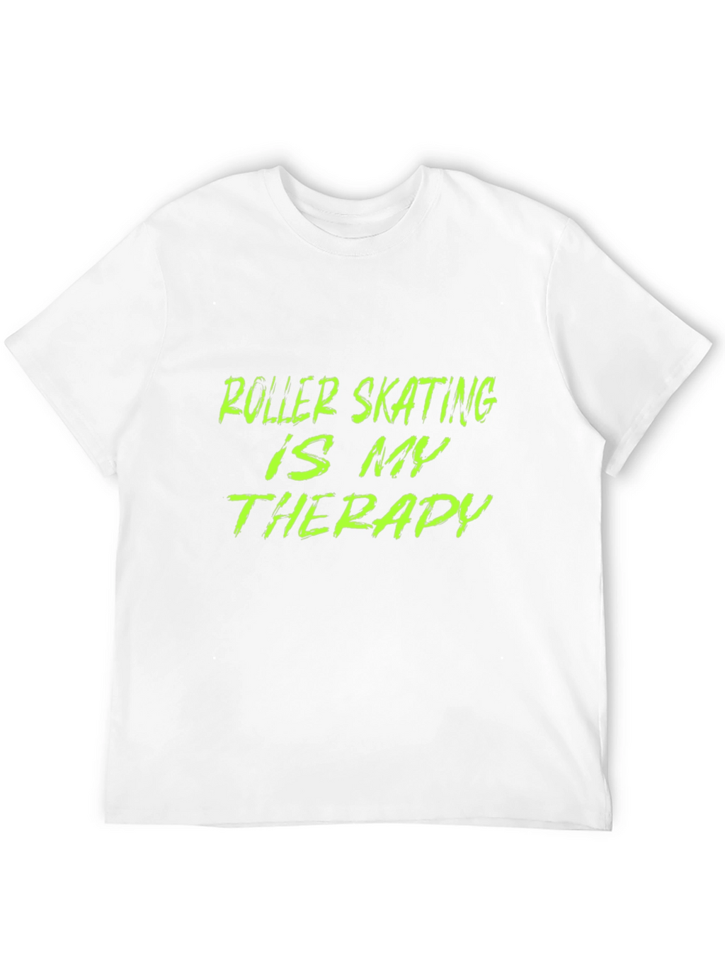 Roller Skating Therapy T-Shirt - Black Graphic Tee