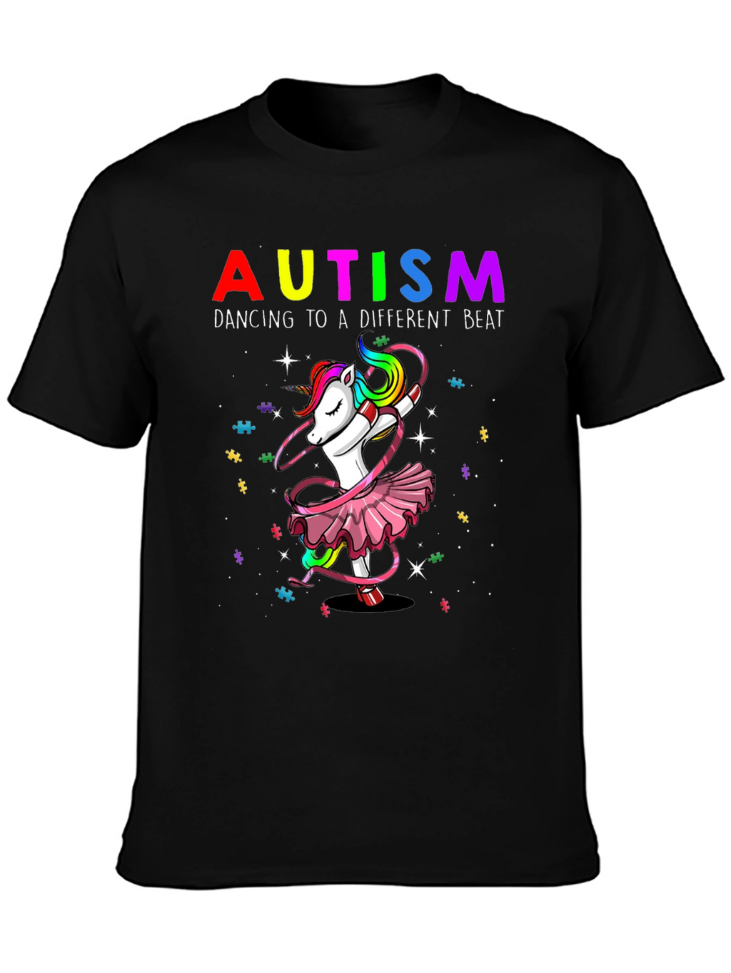 Autism Awareness Unicorn Dance T-Shirt