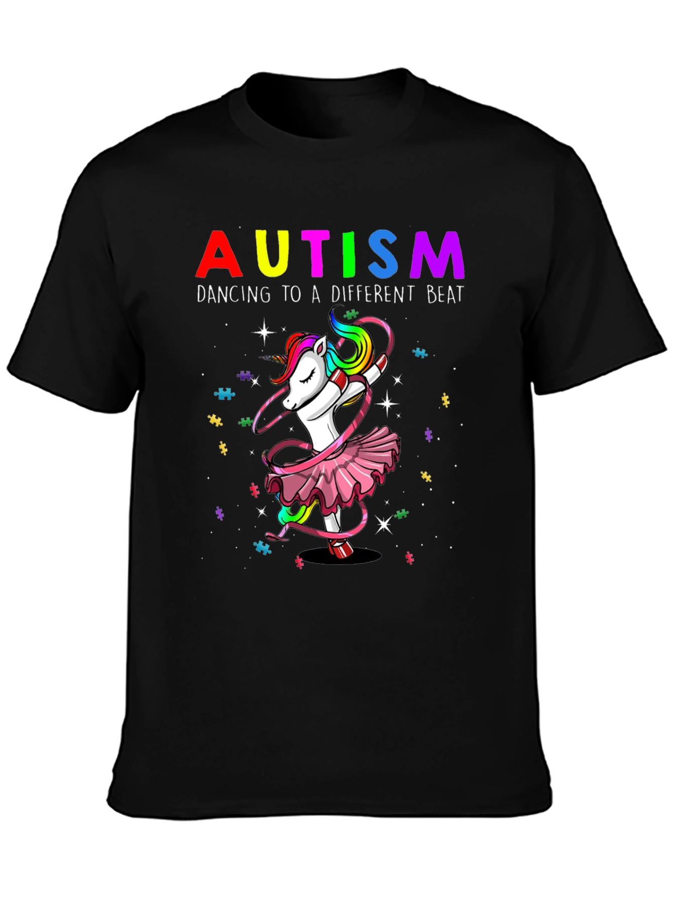 Autism Awareness Unicorn Dance T-Shirt