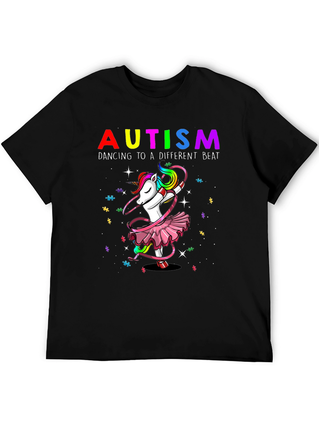 Autism Awareness Unicorn Dance T-Shirt