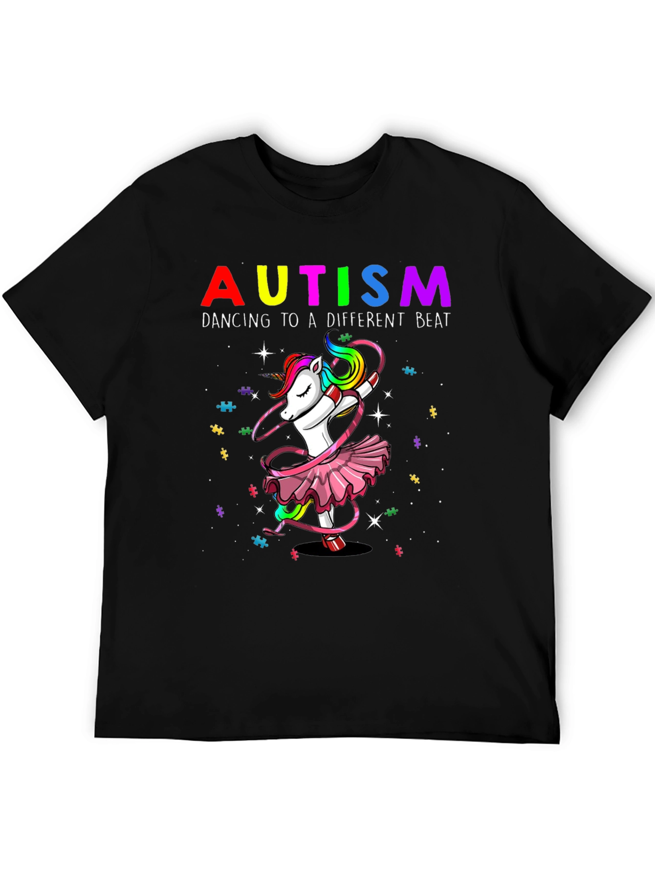 Autism Awareness Unicorn Dance T-Shirt