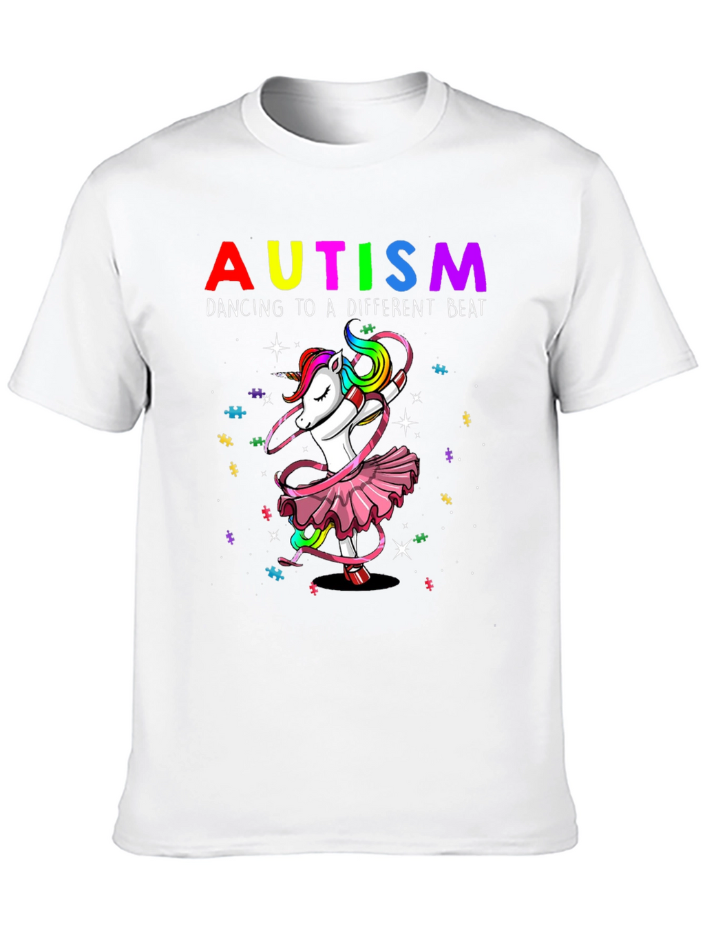 Autism Awareness Unicorn Dance T-Shirt