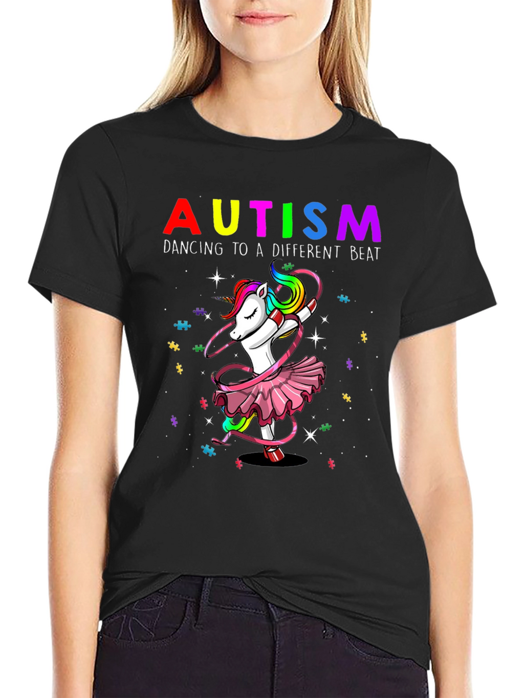 Autism Awareness Unicorn Dance T-Shirt