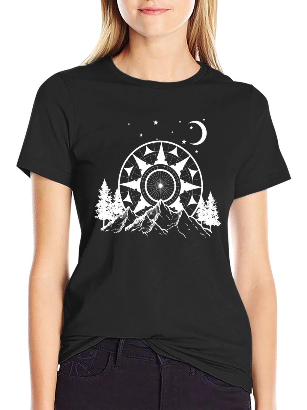 Mountain Bike Adventure T-Shirt - Black
