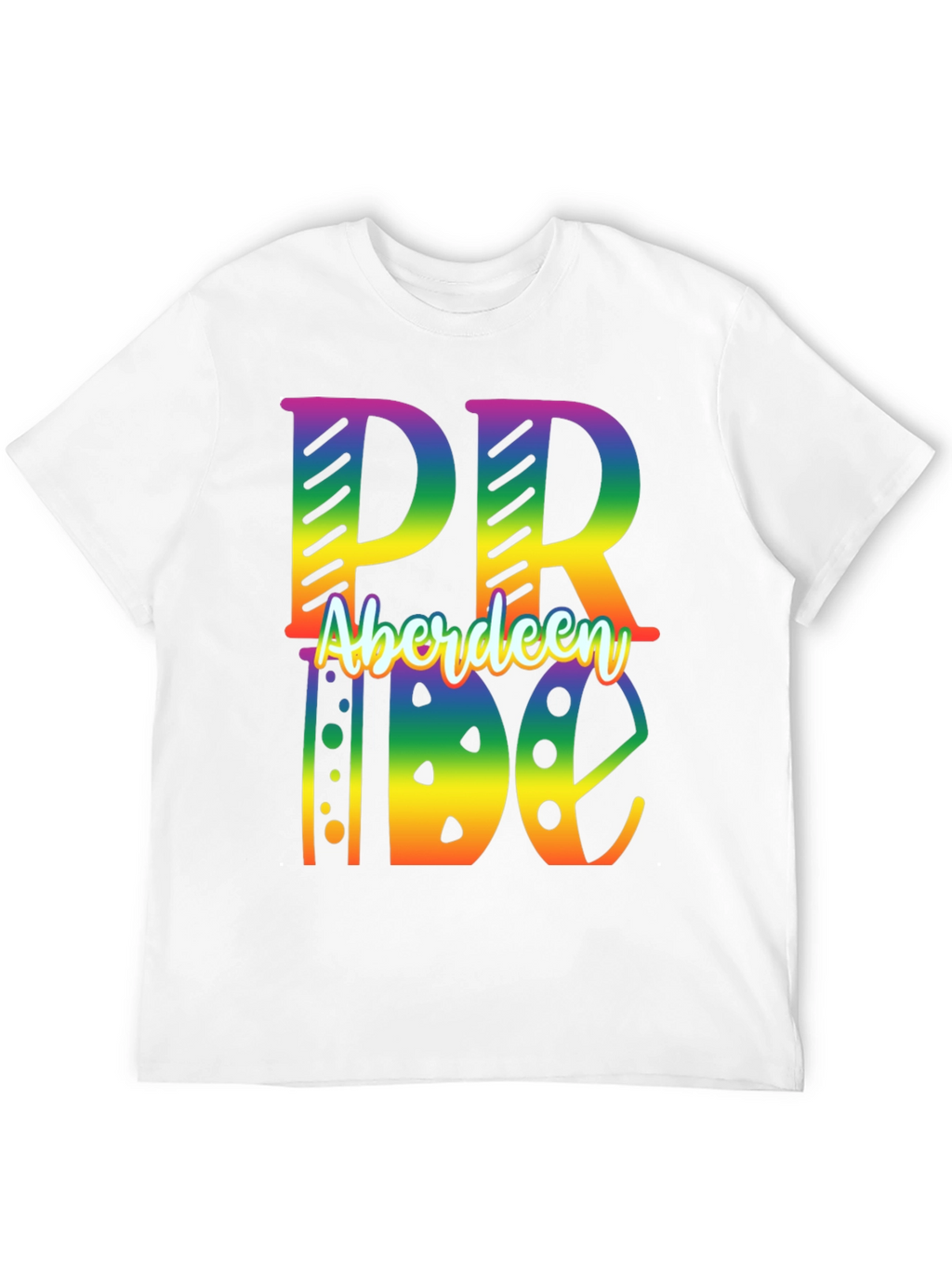 Aberdeen Pride Rainbow Graphic Tee