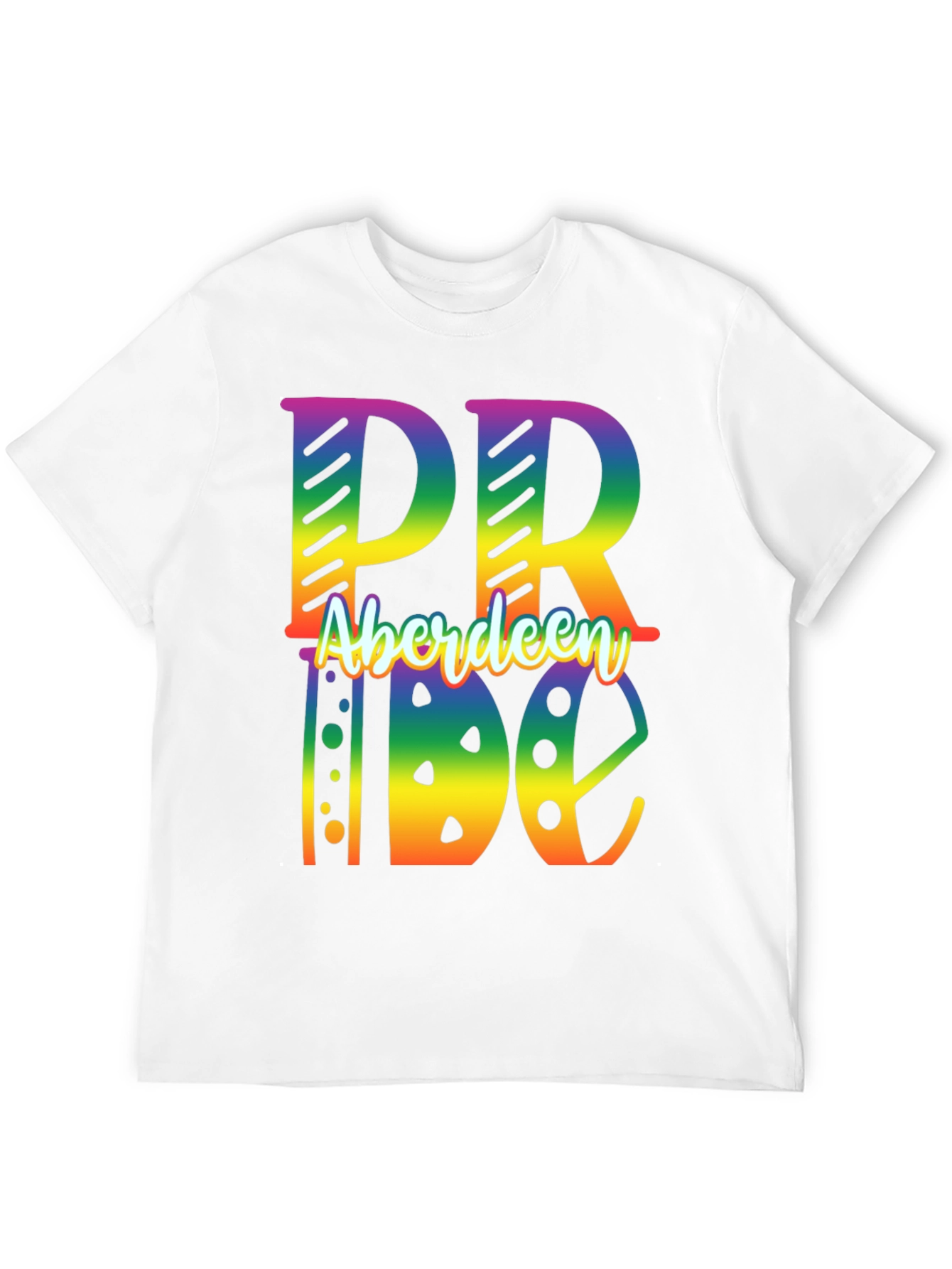 Aberdeen Pride Rainbow Graphic Tee