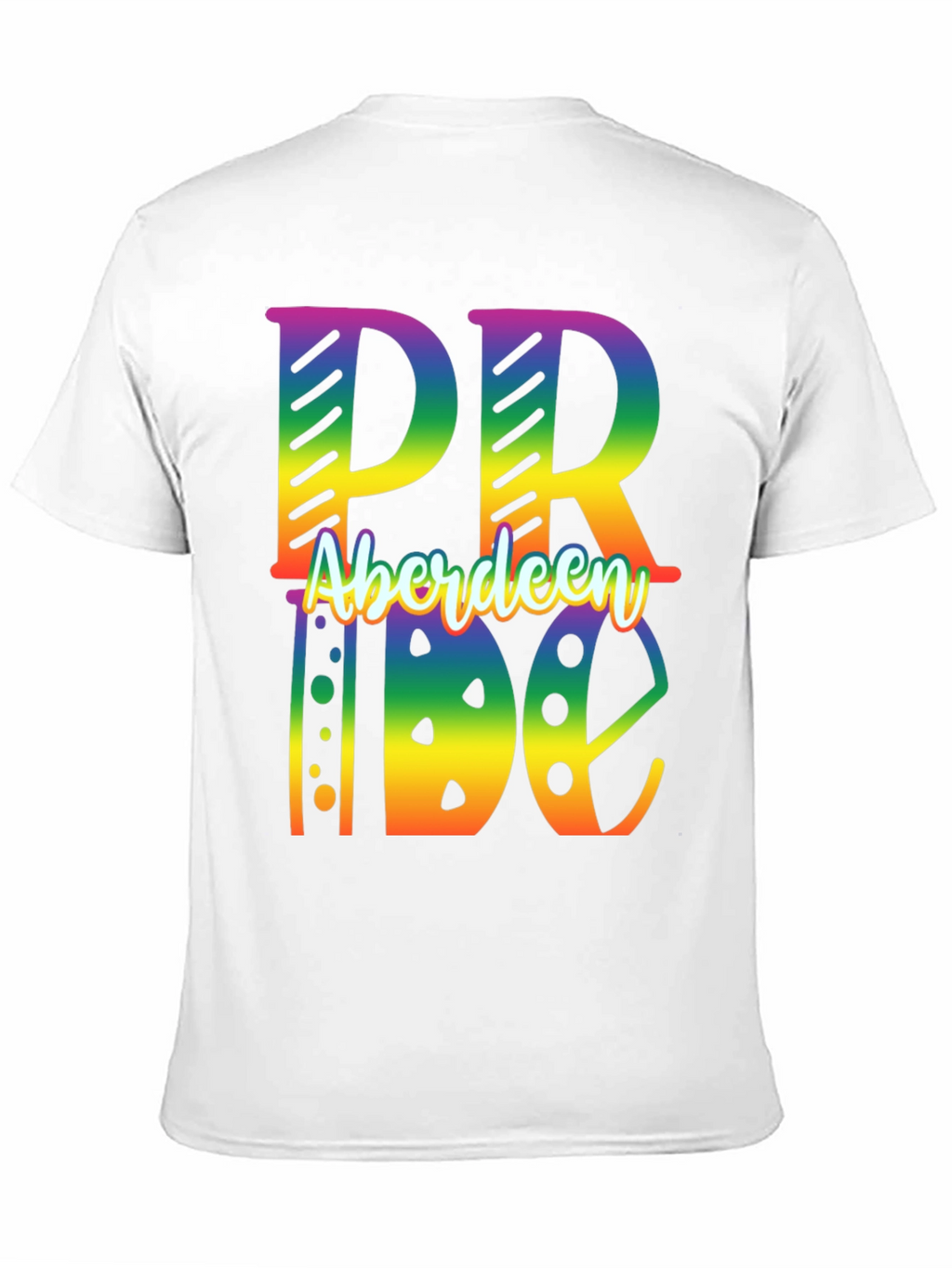 Aberdeen Pride Rainbow Graphic Tee