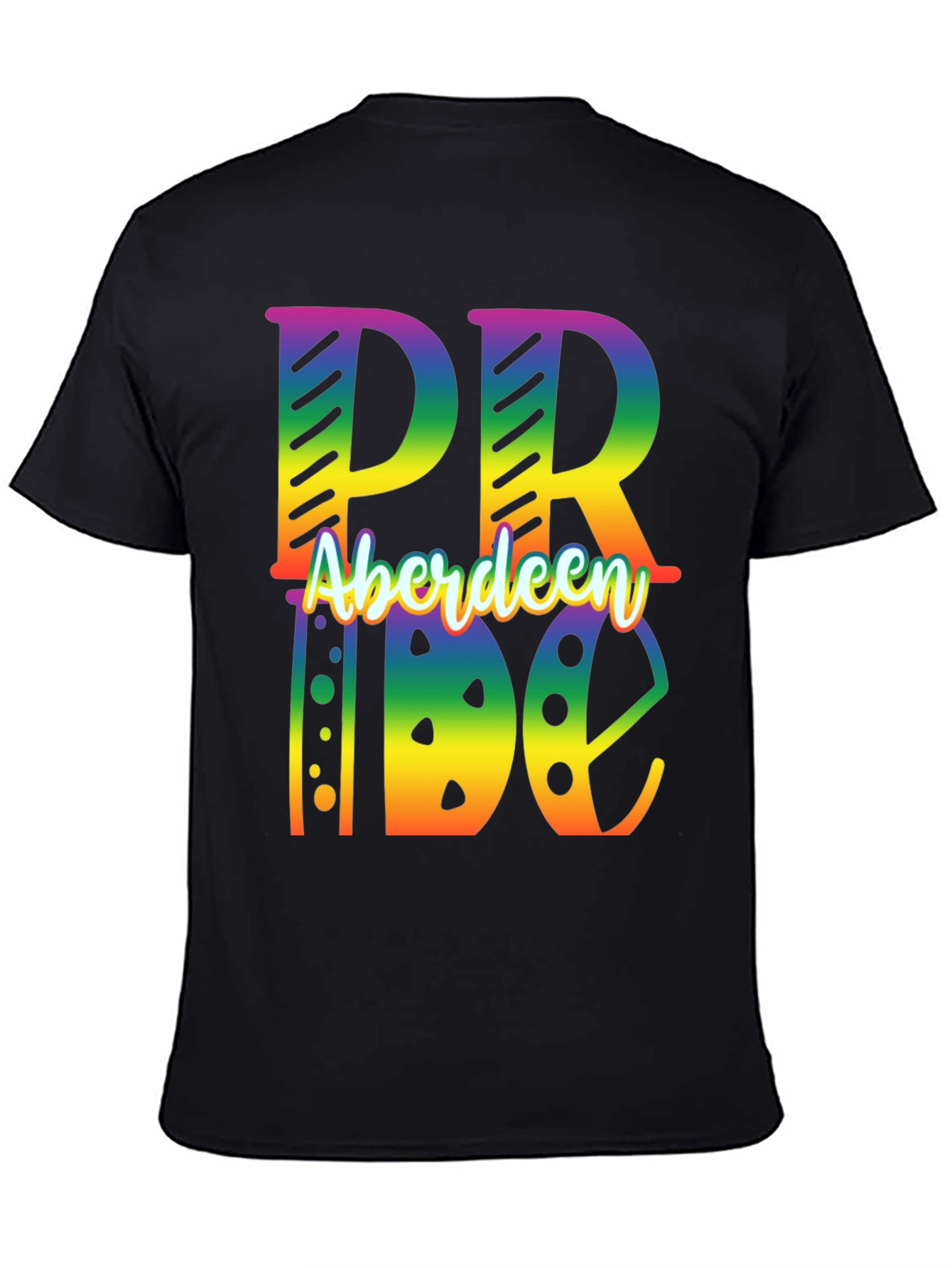 Aberdeen Pride Rainbow Graphic Tee