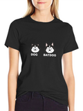 Dog Batdog Graphic T-Shirt - Funny Animal Tee
