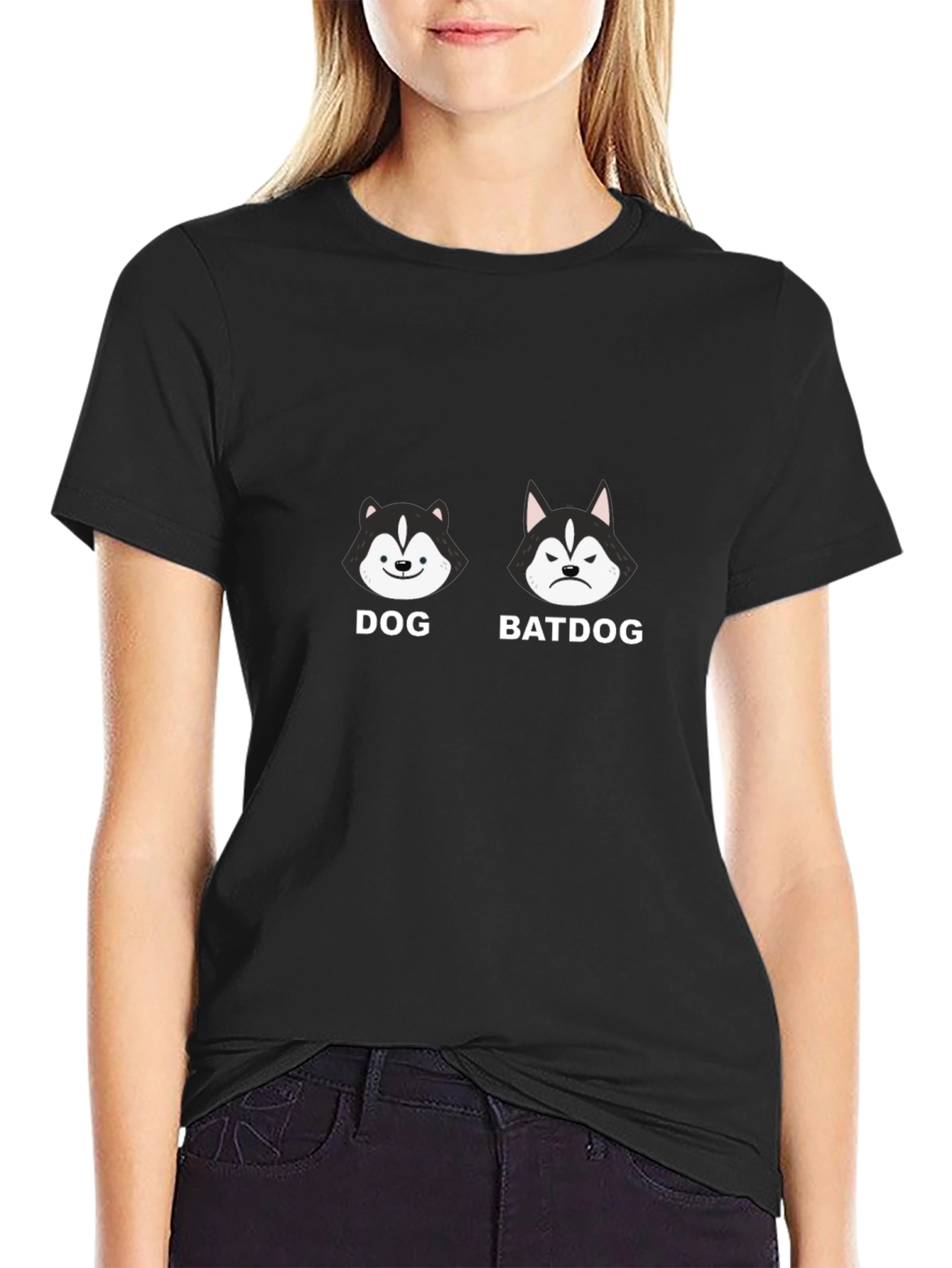 Dog Batdog Graphic T-Shirt - Funny Animal Tee
