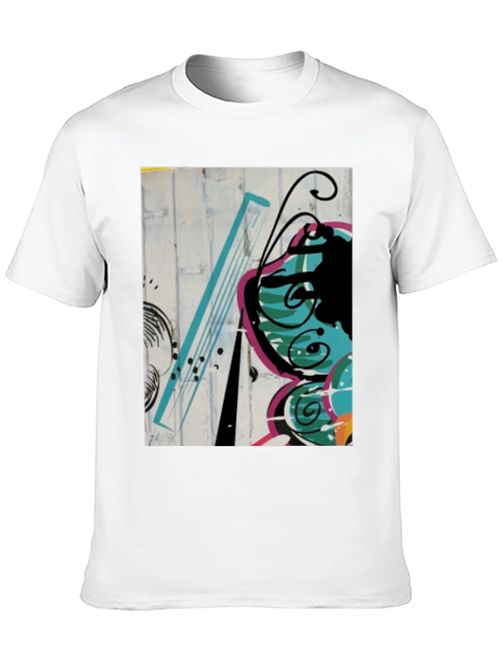 Abstract Butterfly Graphic Tee