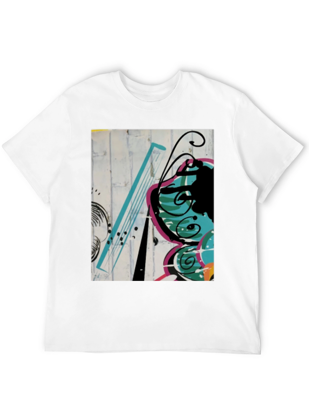Abstract Butterfly Graphic Tee