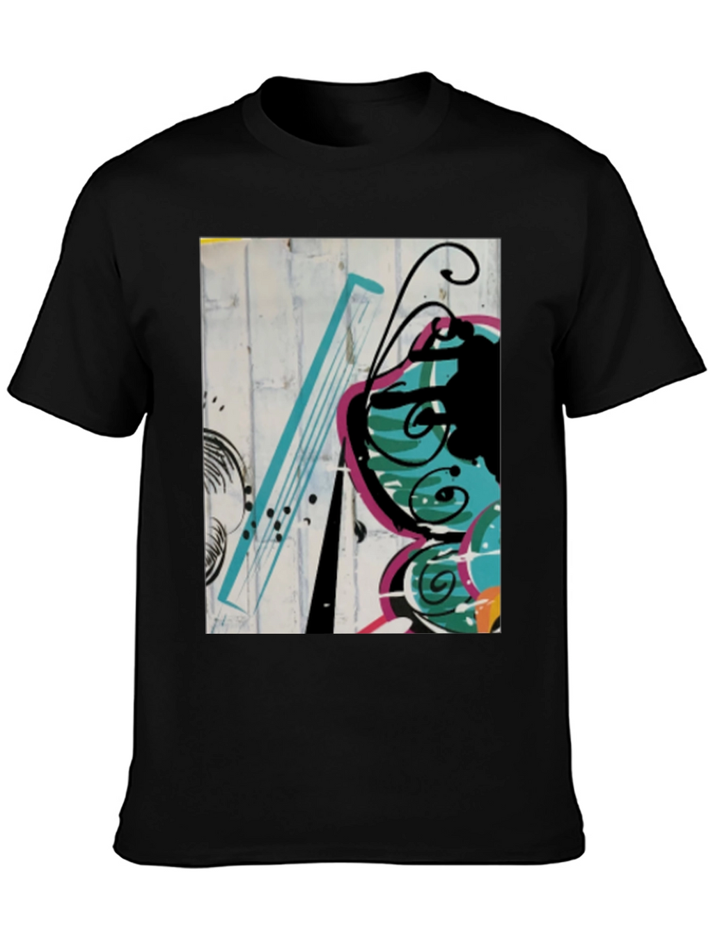 Abstract Butterfly Graphic Tee