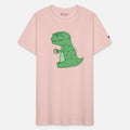 Dino drinking Coffee Dinosaur Reptile