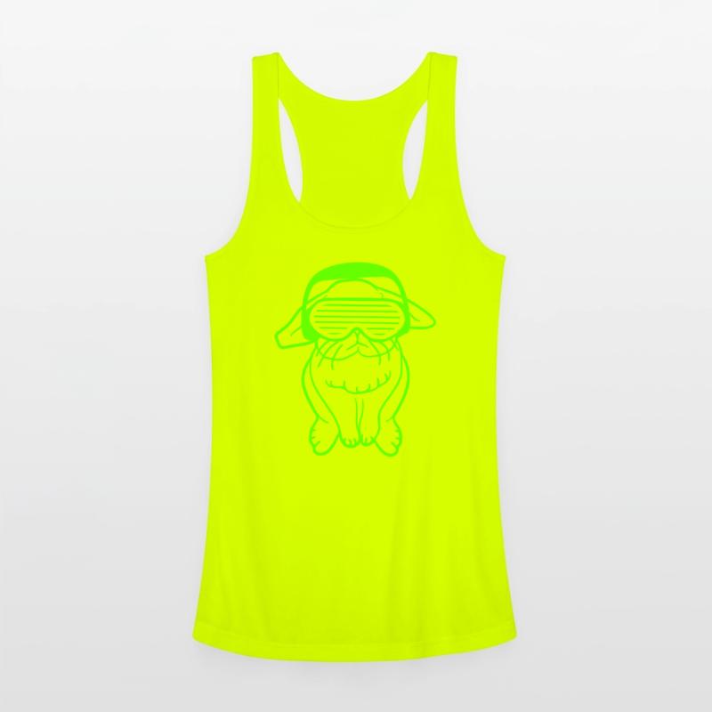 DJ Green Easter Bunny Rabbit Headphone Music Party