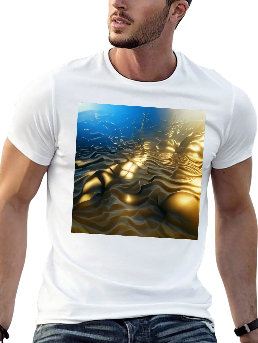 Surreal Sandscape Black Tee