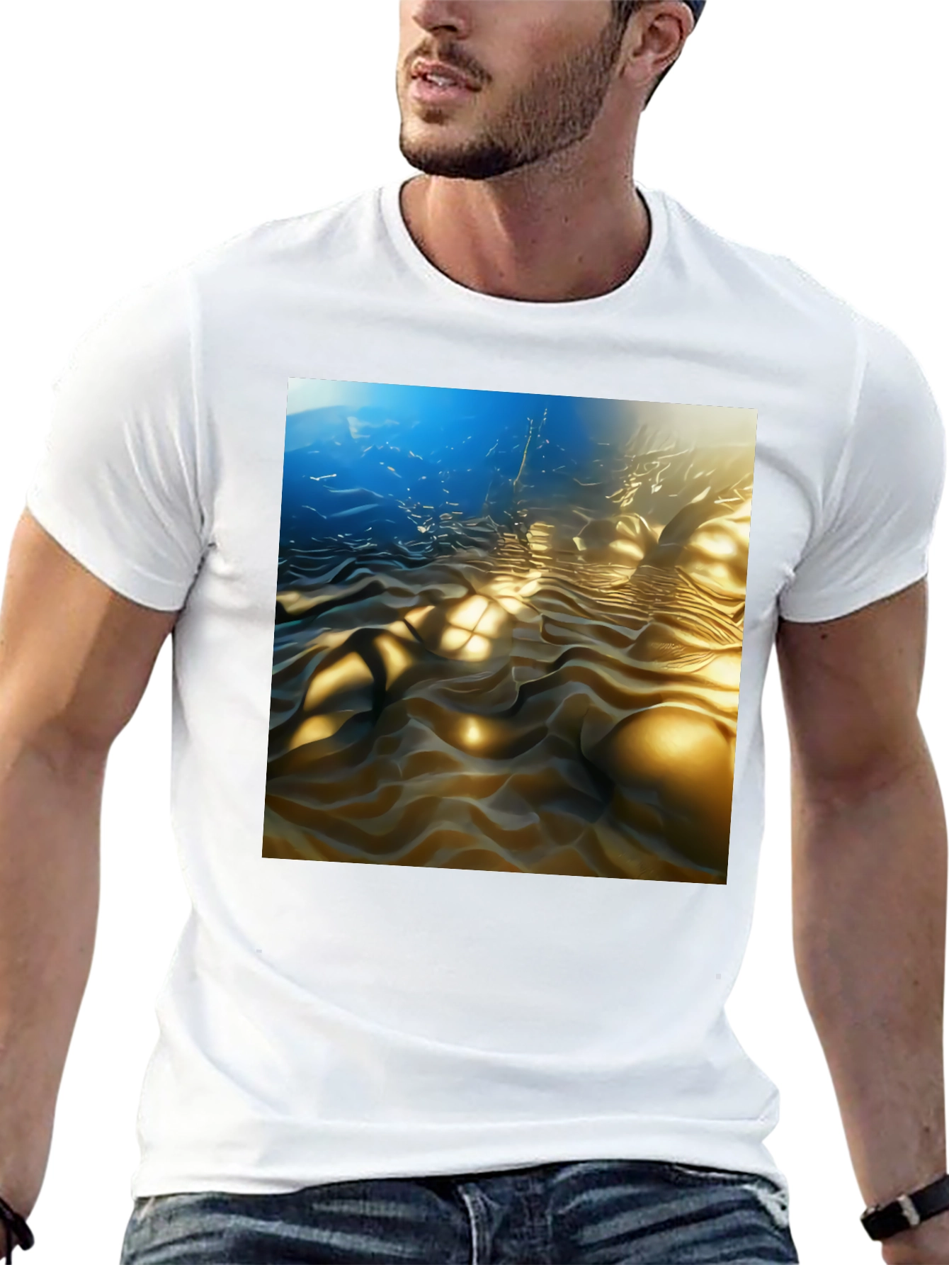 Surreal Sandscape Black Tee