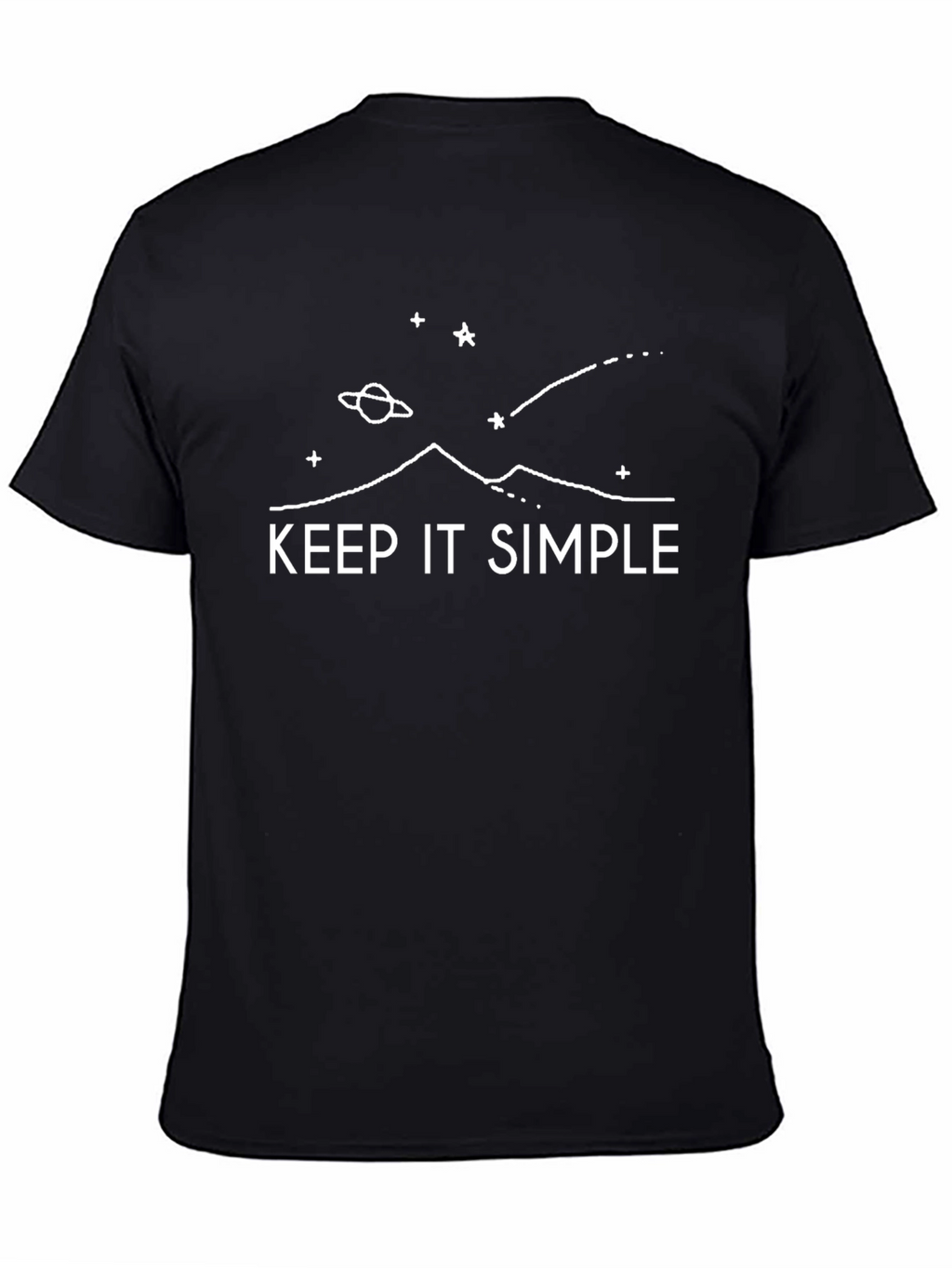 Keep It Simple Graphic Tee - Stylish Comfort
