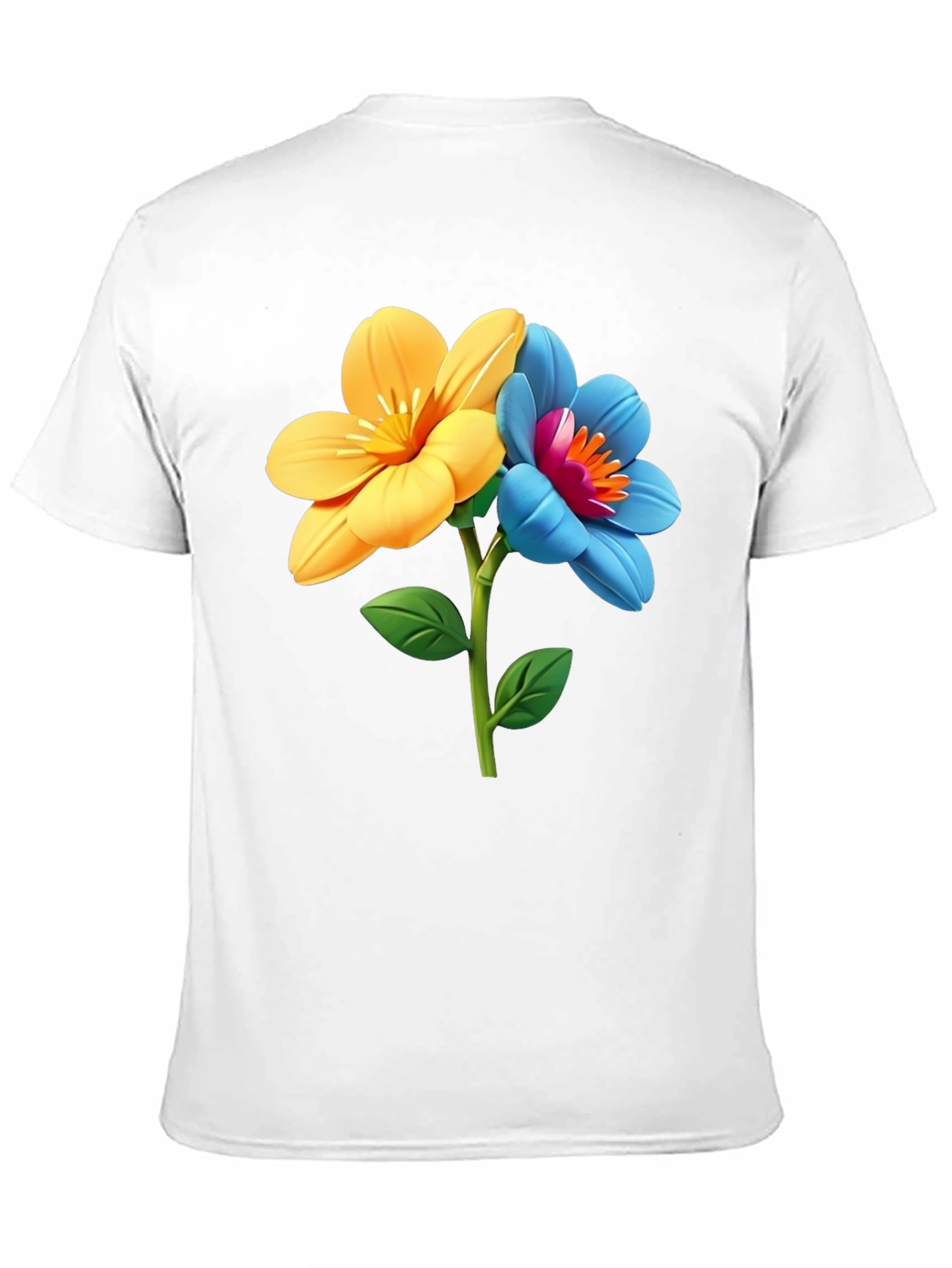 Floral T-Shirt - Artistic Flower Graphic