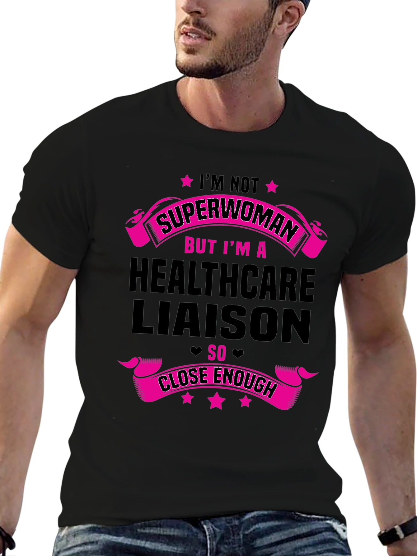 Healthcare Liaison T-Shirt - Superwoman Design