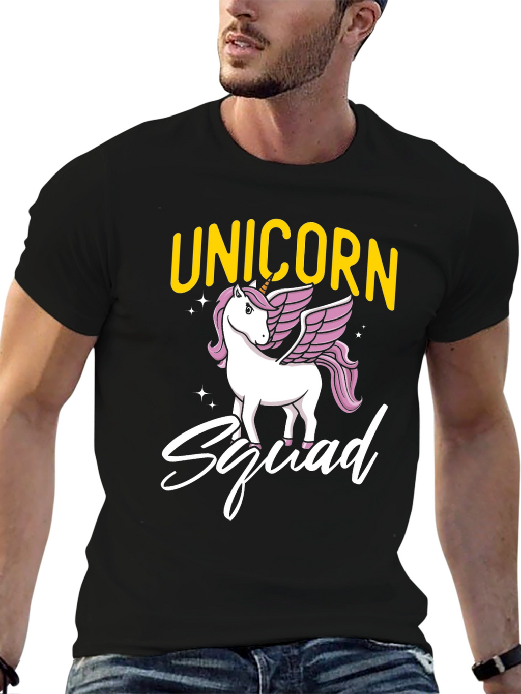 Unicorn Squad Black T-Shirt