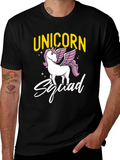 Unicorn Squad Black T-Shirt