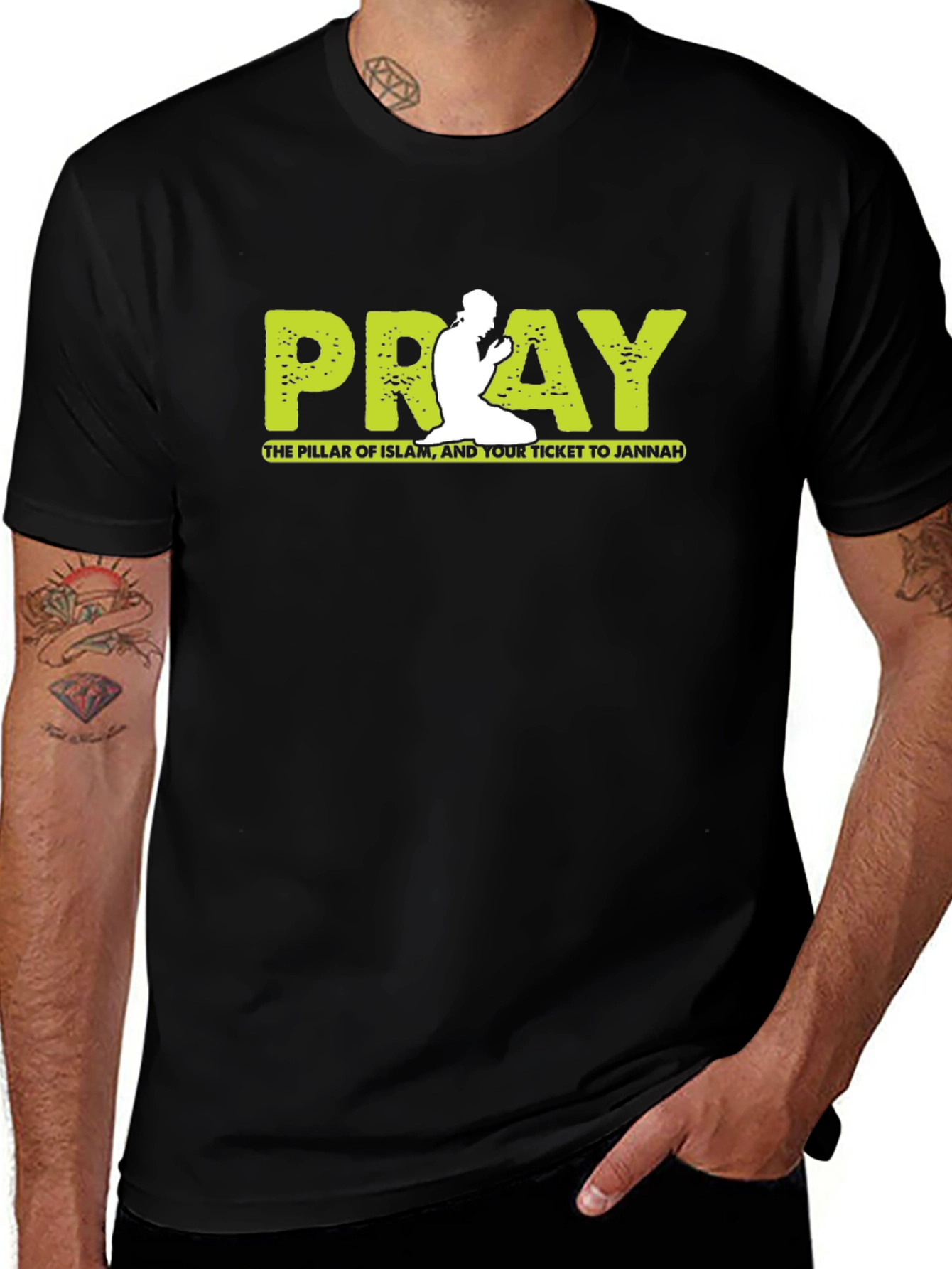 PRAY Islamic T-Shirt - Pillar of Islam