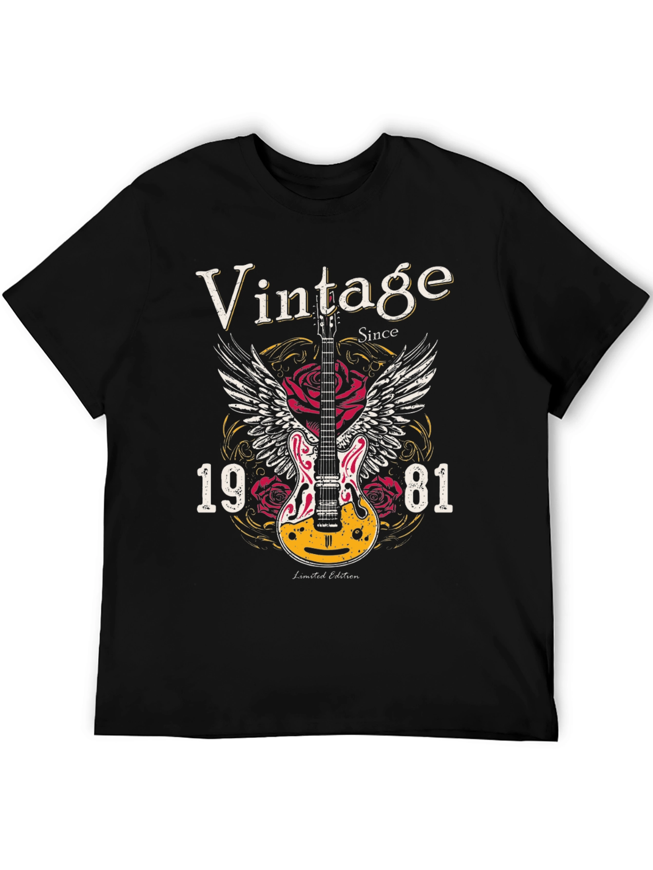 Vintage 1981 Guitar Wings T-Shirt