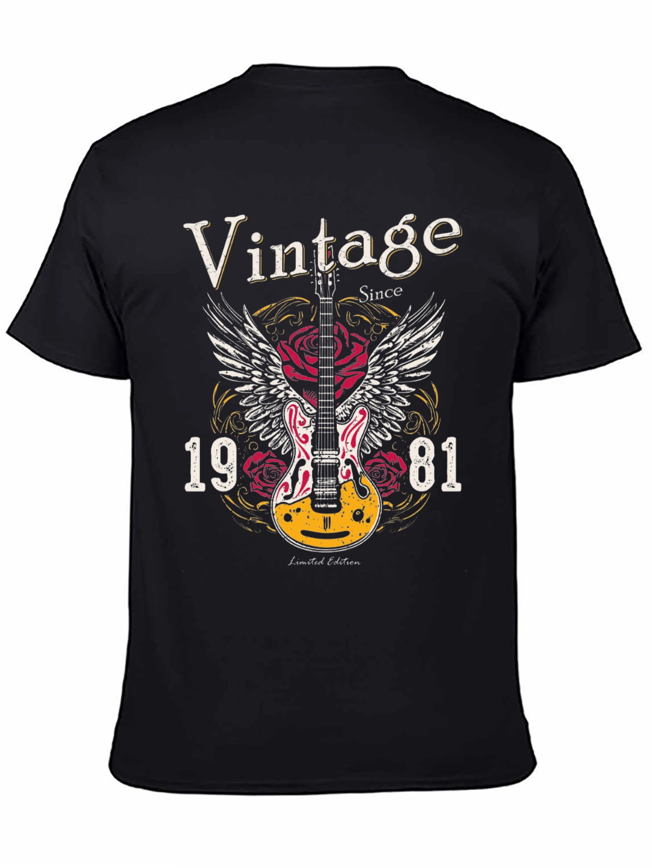Vintage 1981 Guitar Wings T-Shirt