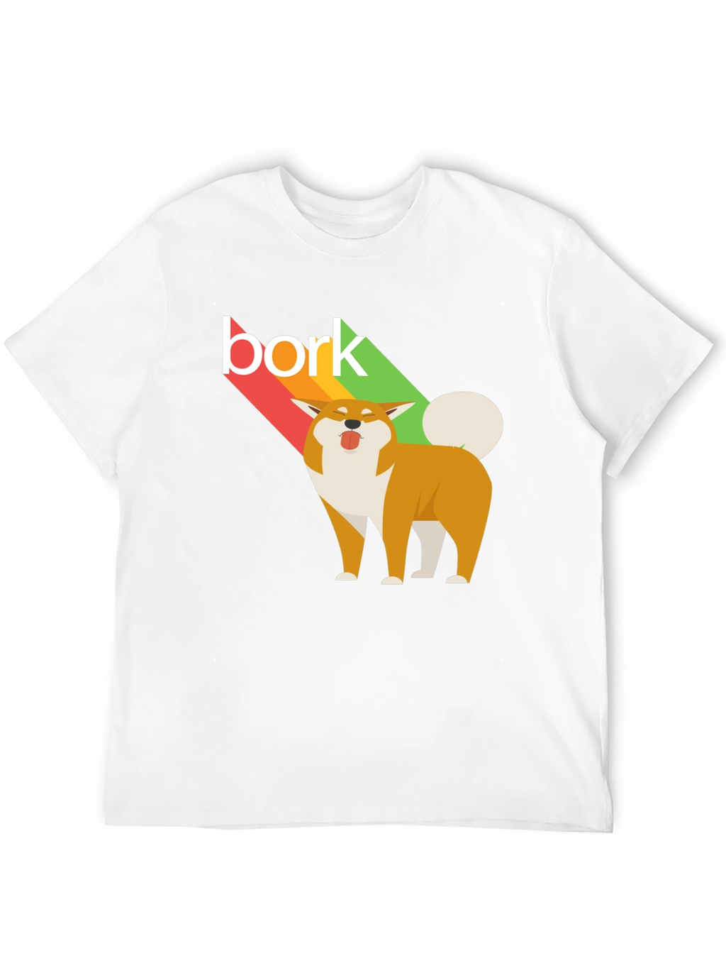 Bork Dog Graphic Tee - Unisex Black T-Shirt