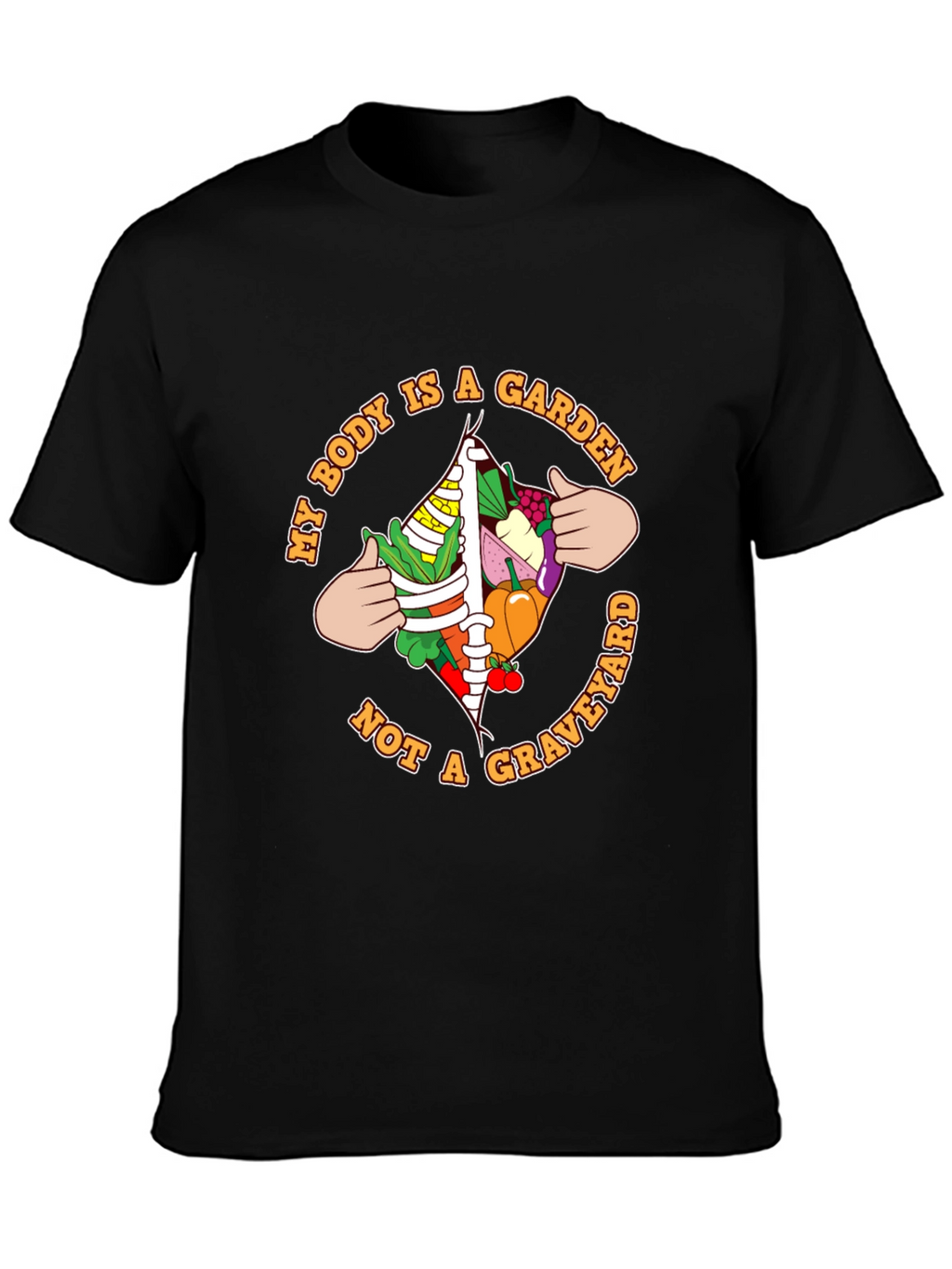 Vegan Garden Body T-Shirt - Eat Your Greens