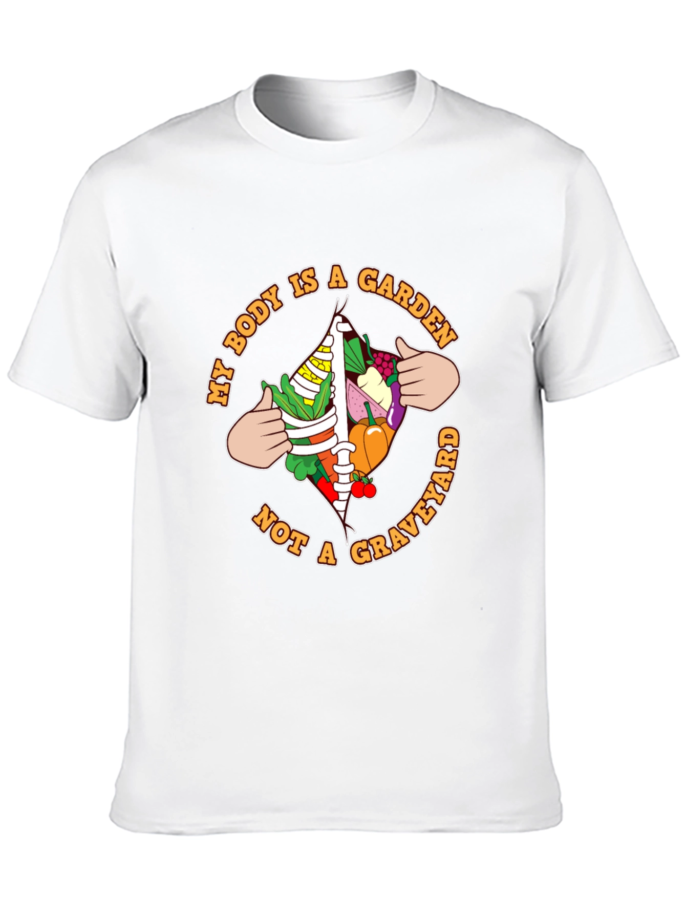 Vegan Garden Body T-Shirt - Eat Your Greens