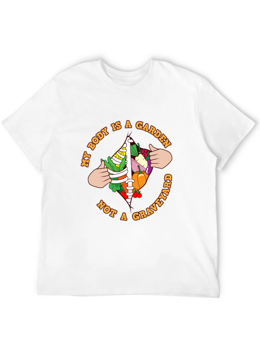 Vegan Garden Body T-Shirt - Eat Your Greens