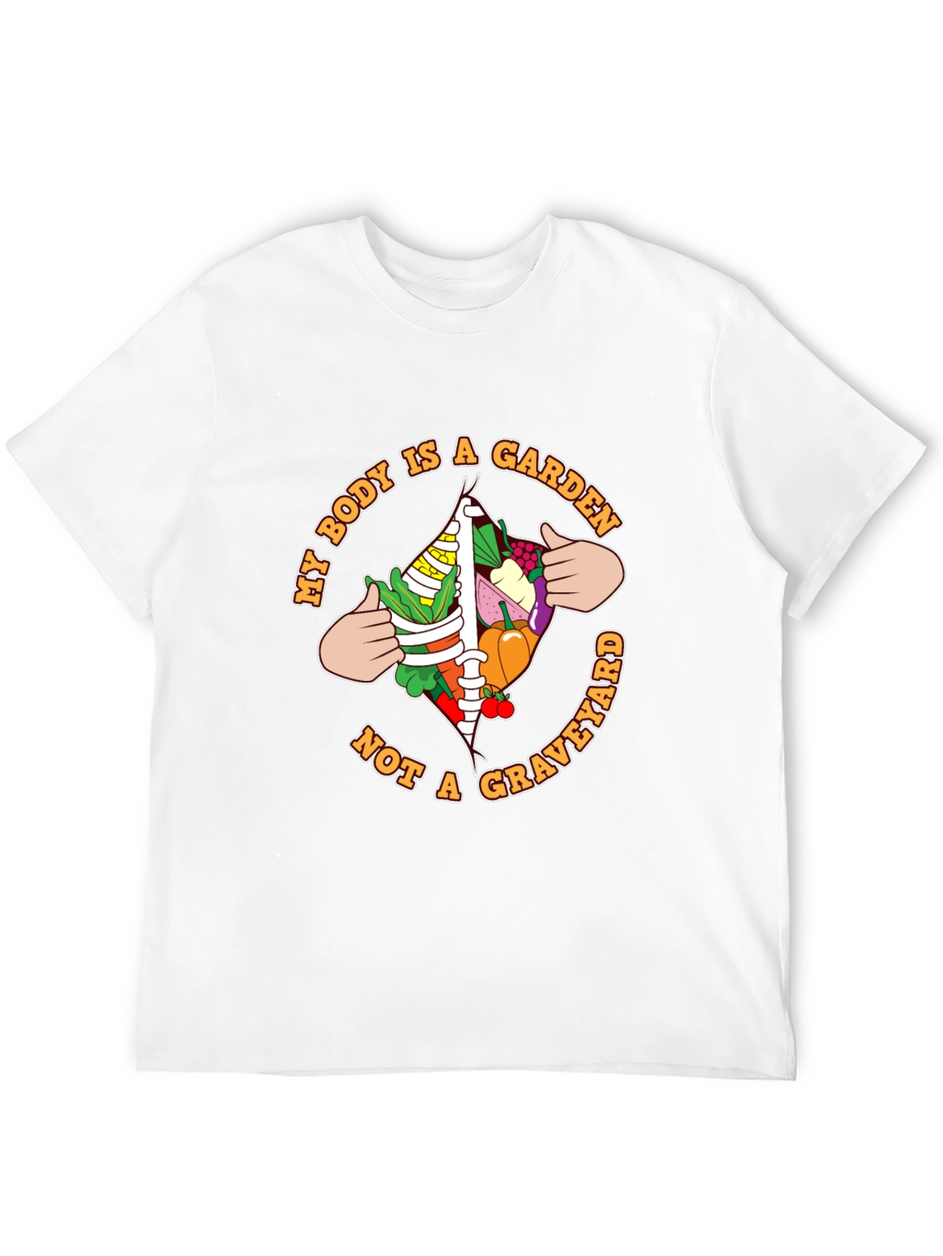 Vegan Garden Body T-Shirt - Eat Your Greens