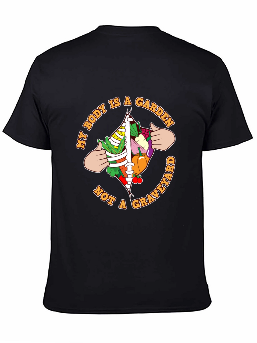 Vegan Garden Body T-Shirt - Eat Your Greens