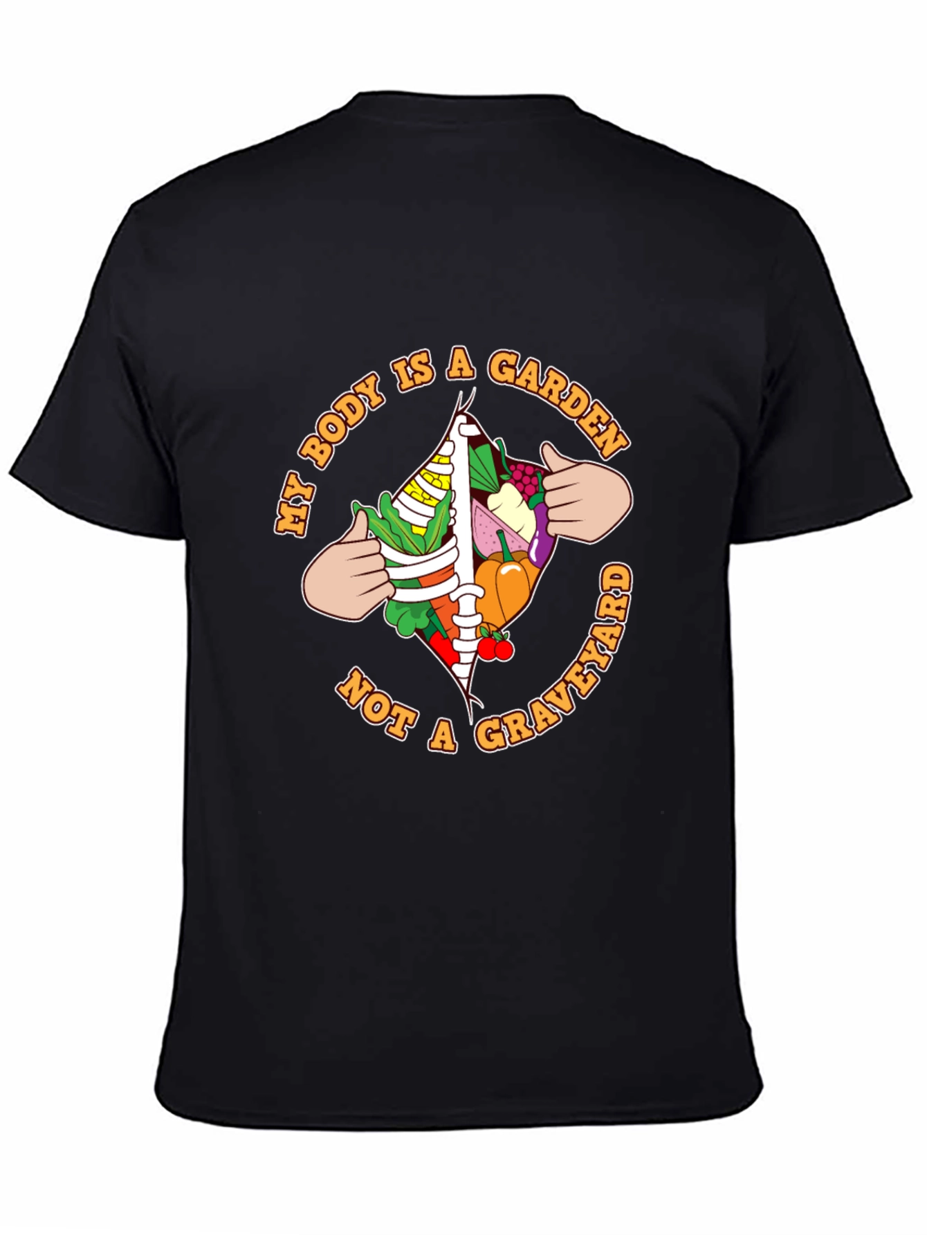 Vegan Garden Body T-Shirt - Eat Your Greens