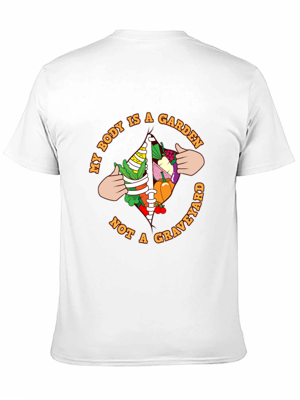 Vegan Garden Body T-Shirt - Eat Your Greens