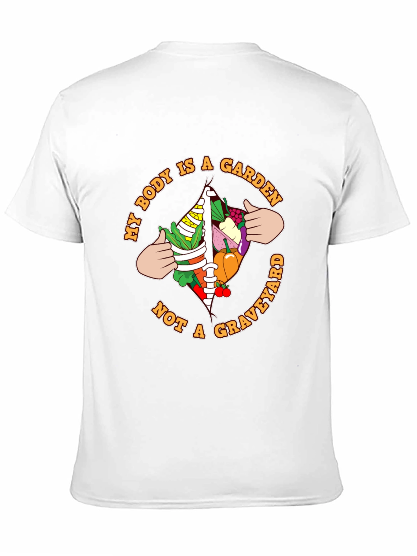 Vegan Garden Body T-Shirt - Eat Your Greens