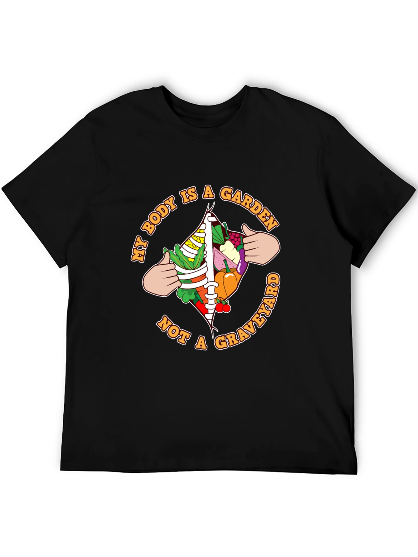 Vegan Garden Body T-Shirt - Eat Your Greens