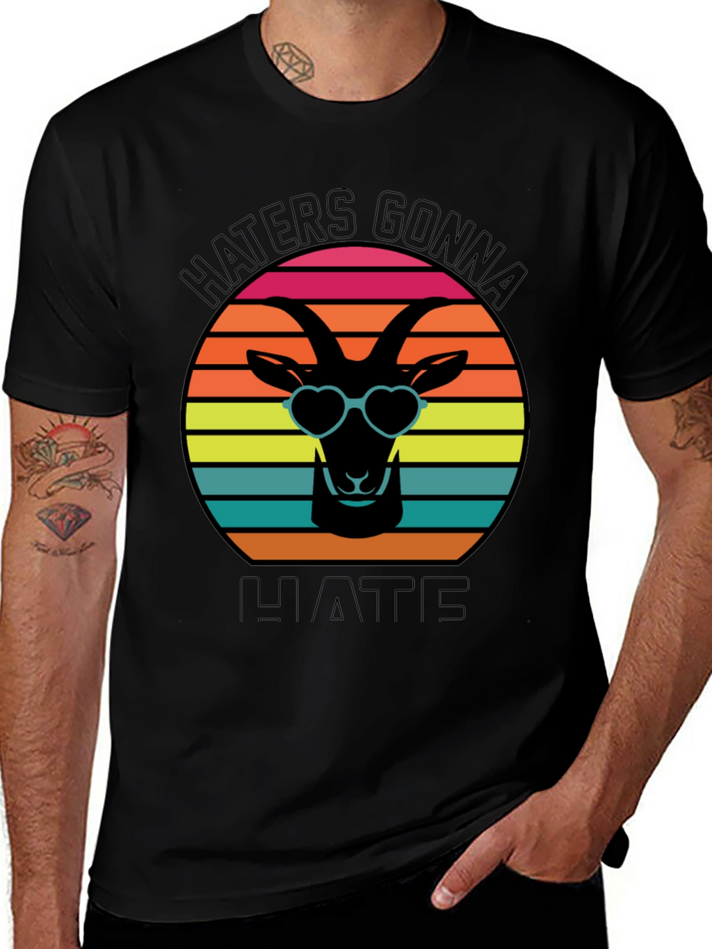 Haters Gonna Hate Goat T-Shirt
