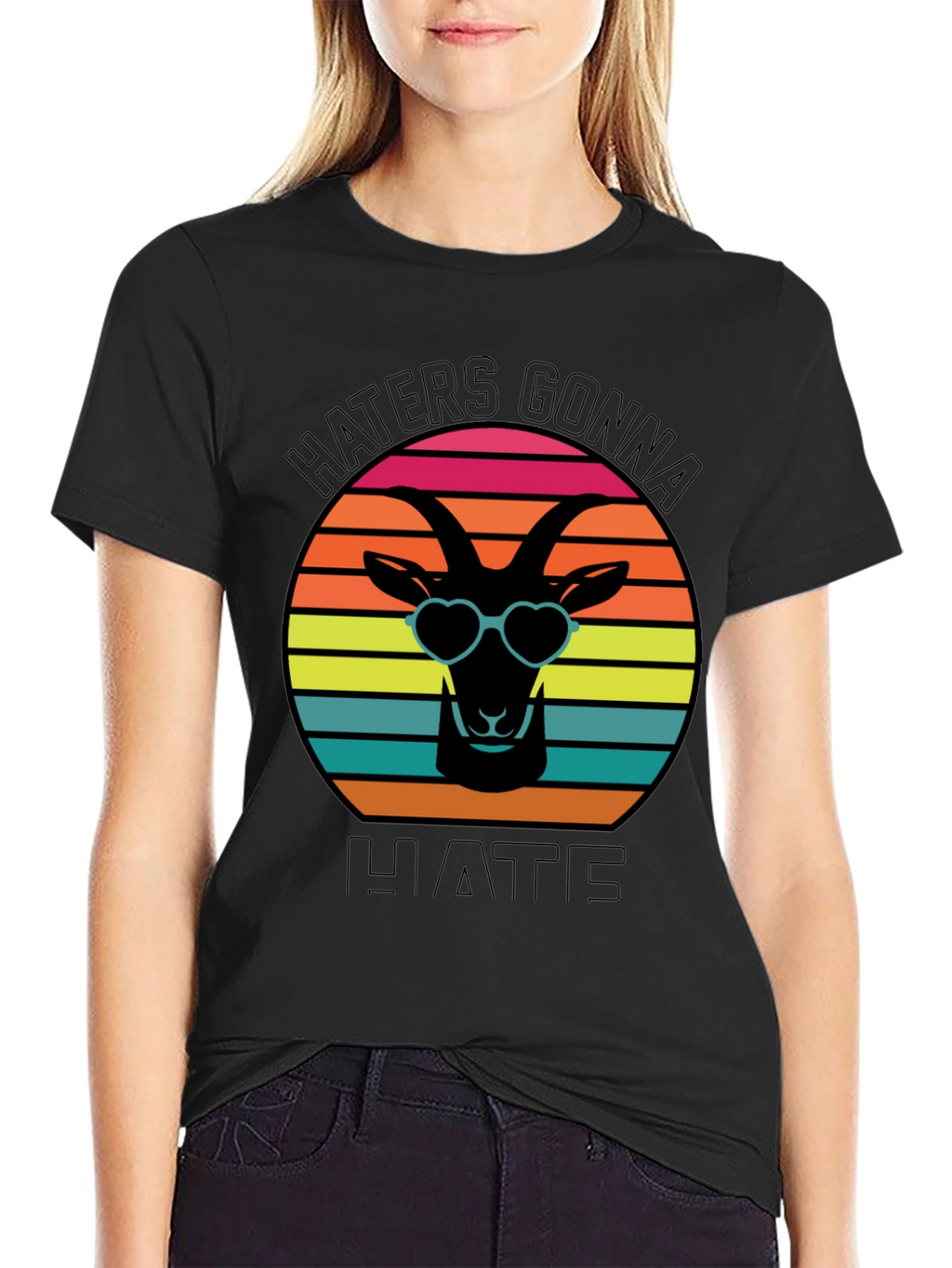 Haters Gonna Hate Goat T-Shirt