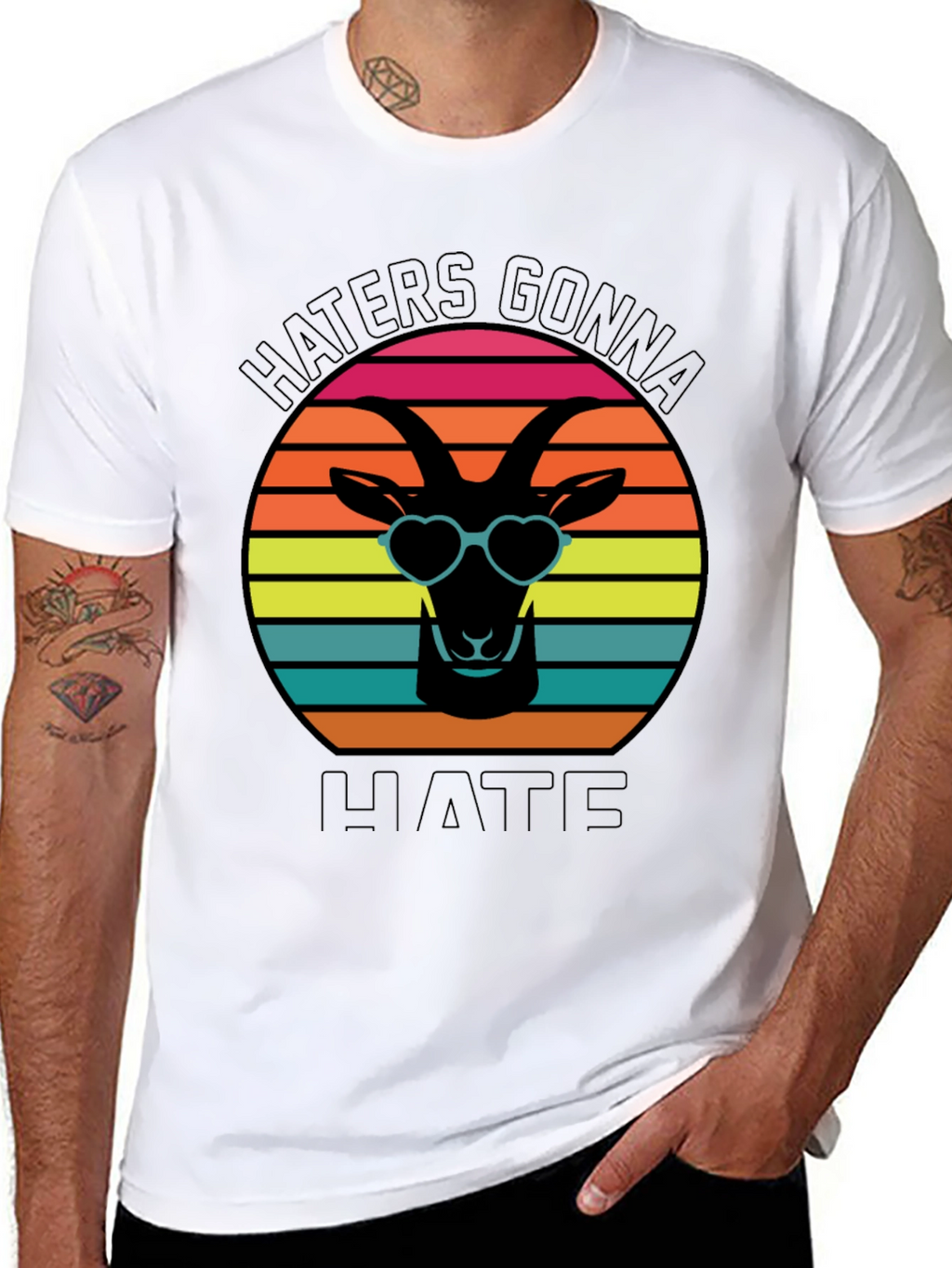 Haters Gonna Hate Goat T-Shirt